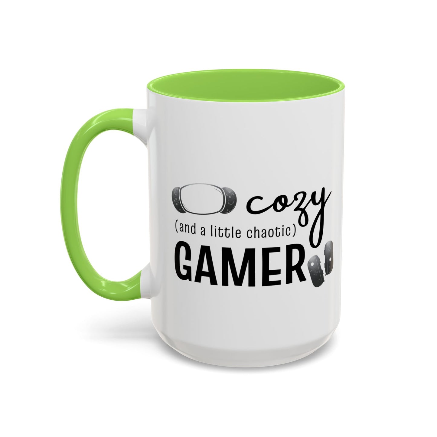 Cozy and a Little Chaotic Gamer Ceramic Coffee & Tea Mug for Game Nights