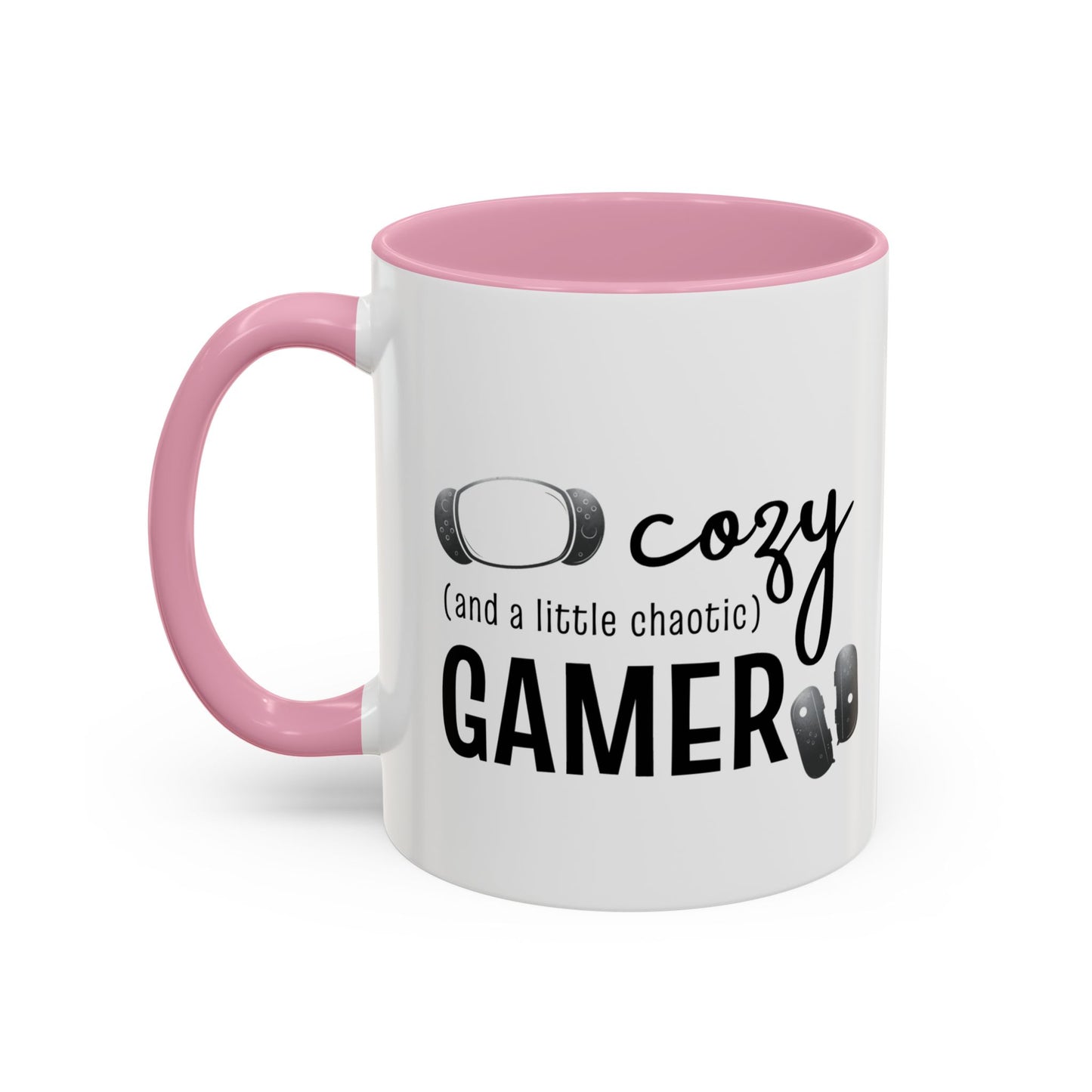 Cozy and a Little Chaotic Gamer Ceramic Coffee & Tea Mug for Game Nights