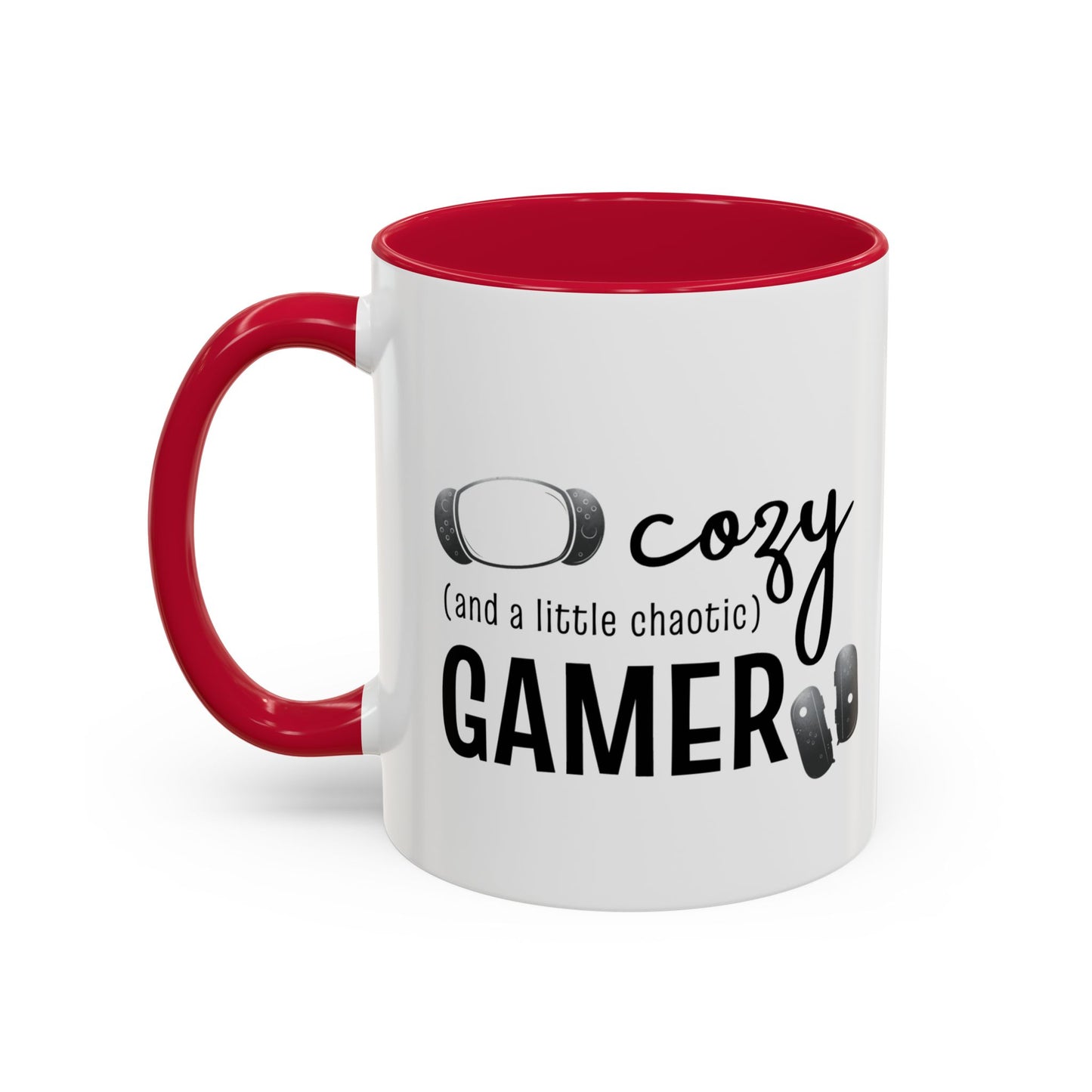 Cozy and a Little Chaotic Gamer Ceramic Coffee & Tea Mug for Game Nights