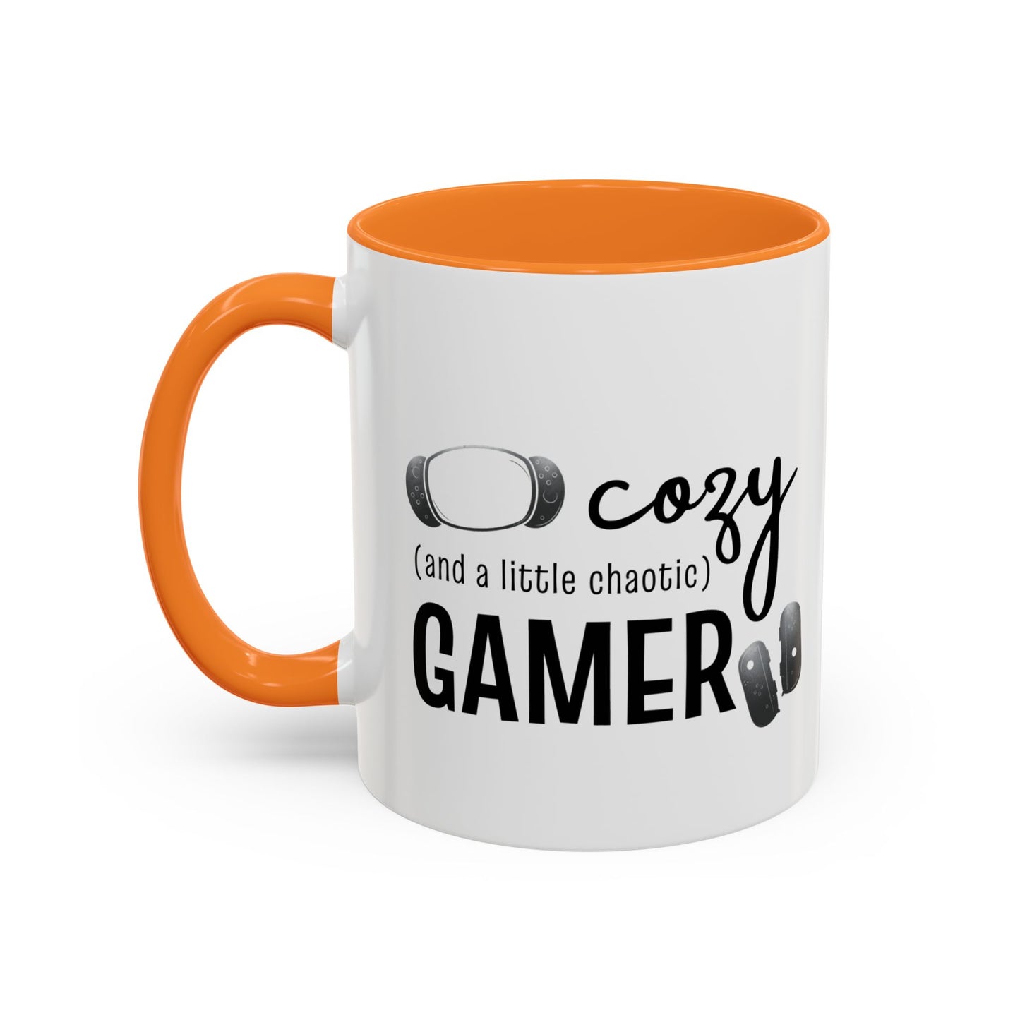 Cozy and a Little Chaotic Gamer Ceramic Coffee & Tea Mug for Game Nights