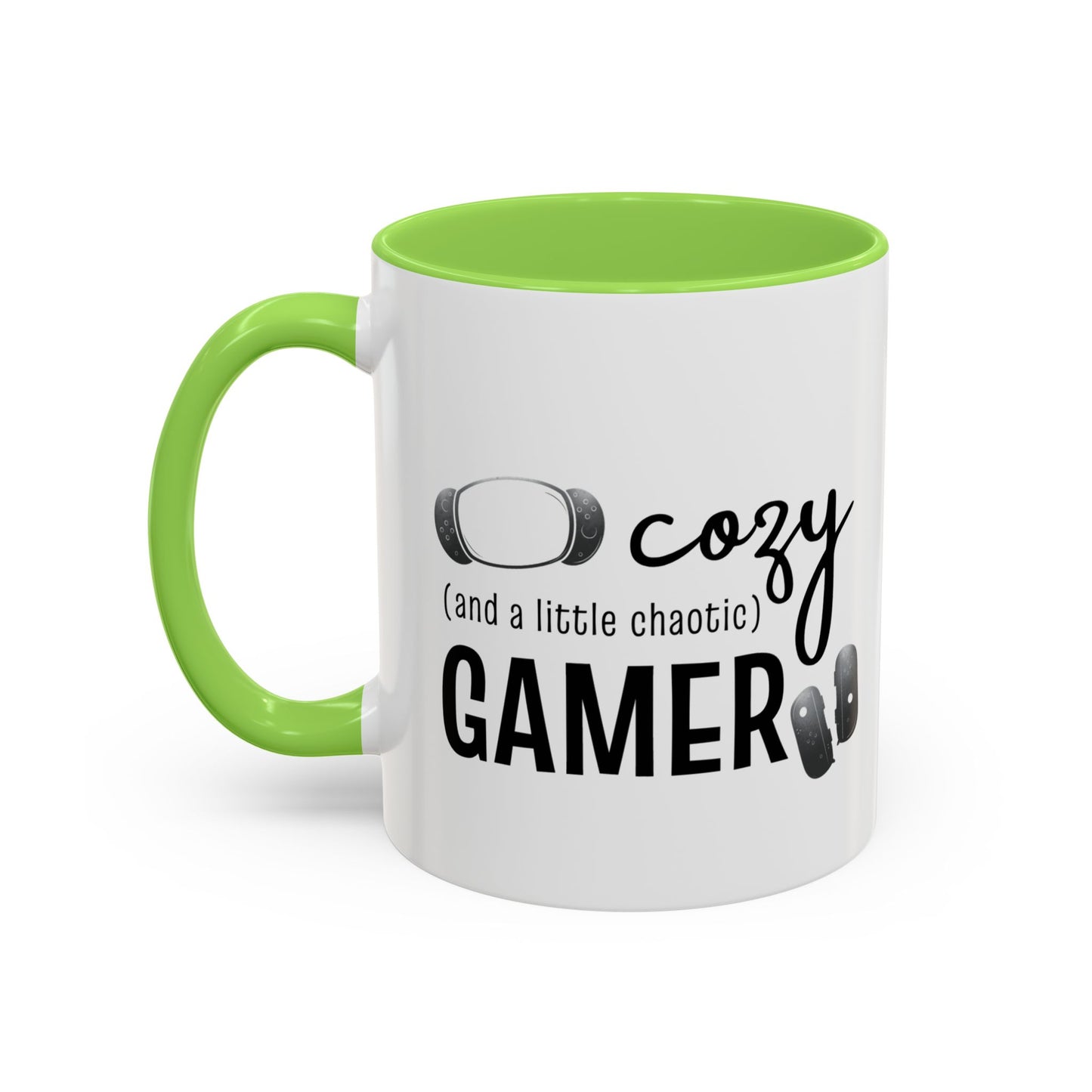 Cozy and a Little Chaotic Gamer Ceramic Coffee & Tea Mug for Game Nights
