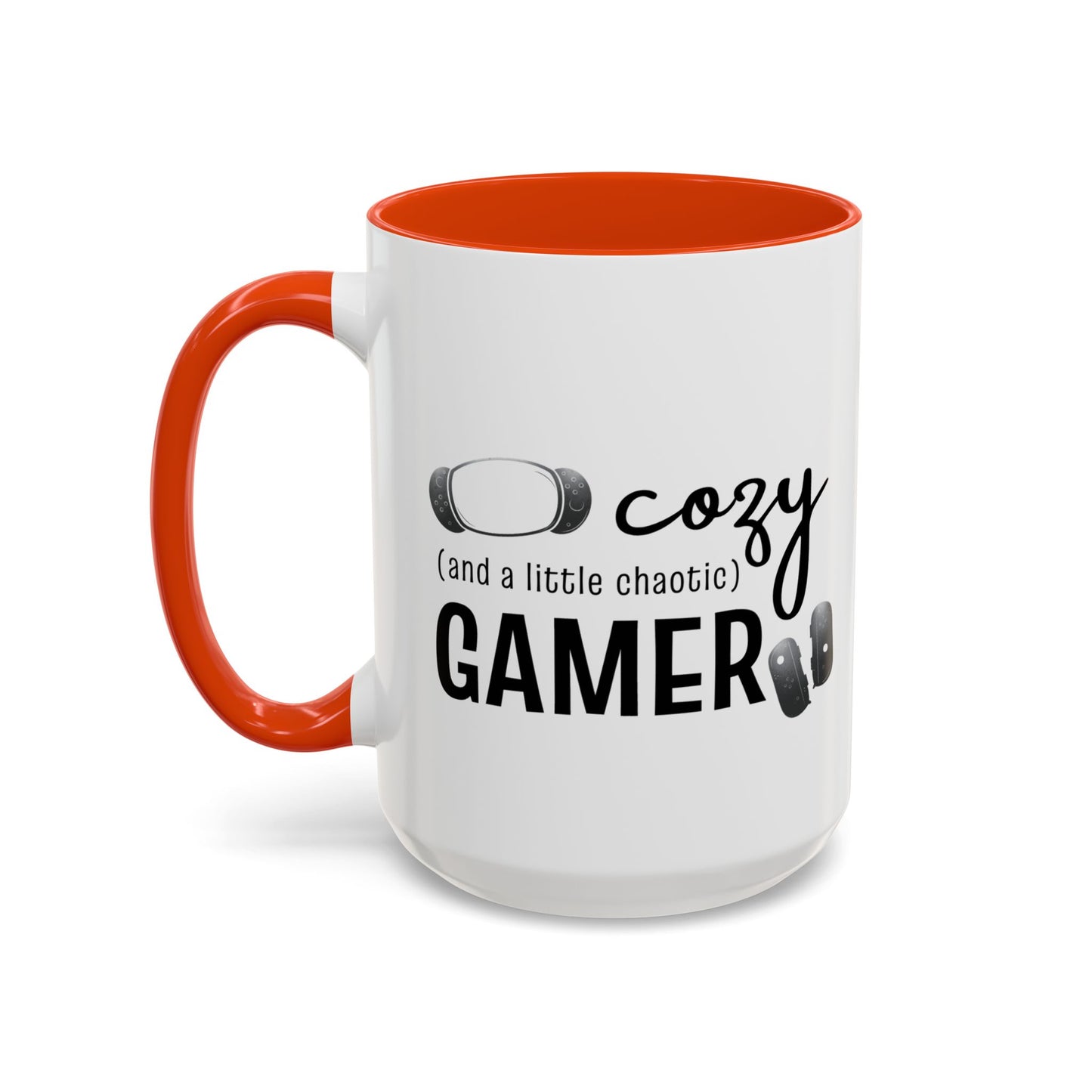 Cozy and a Little Chaotic Gamer Ceramic Coffee & Tea Mug for Game Nights