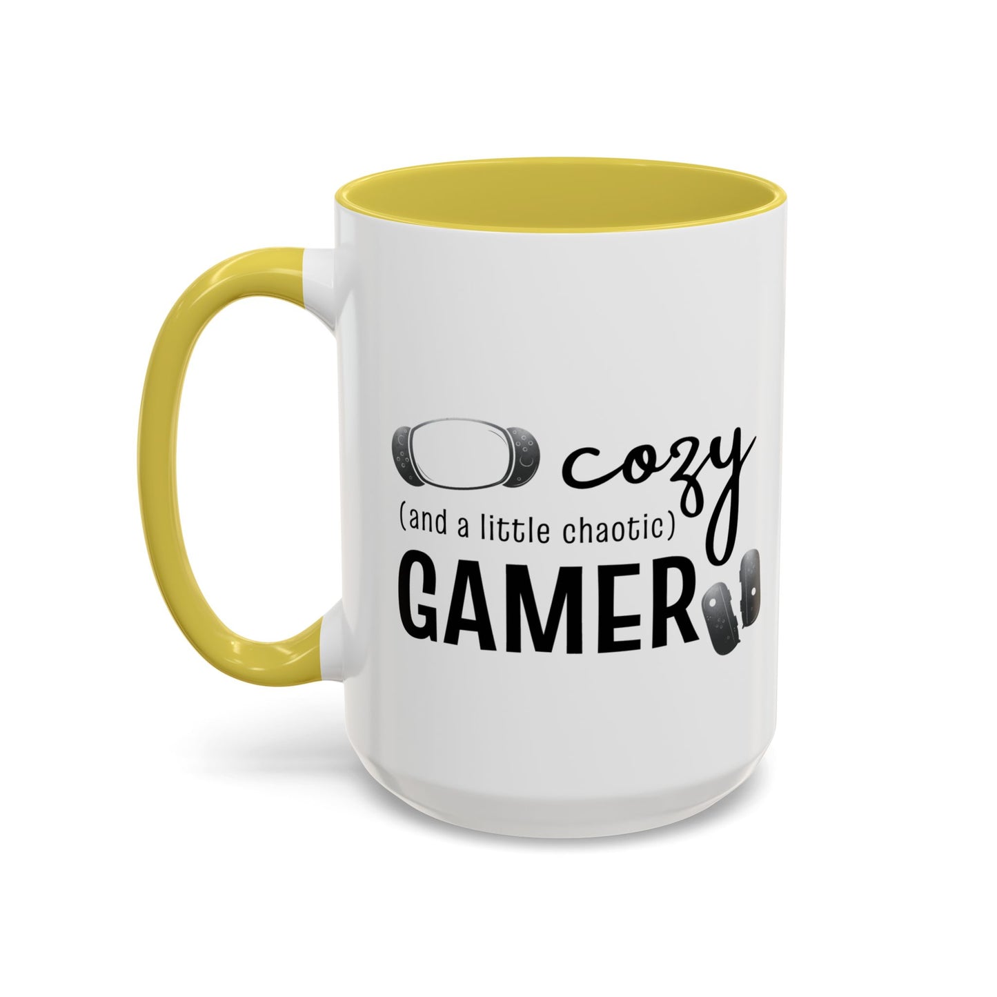 Cozy and a Little Chaotic Gamer Ceramic Coffee & Tea Mug for Game Nights