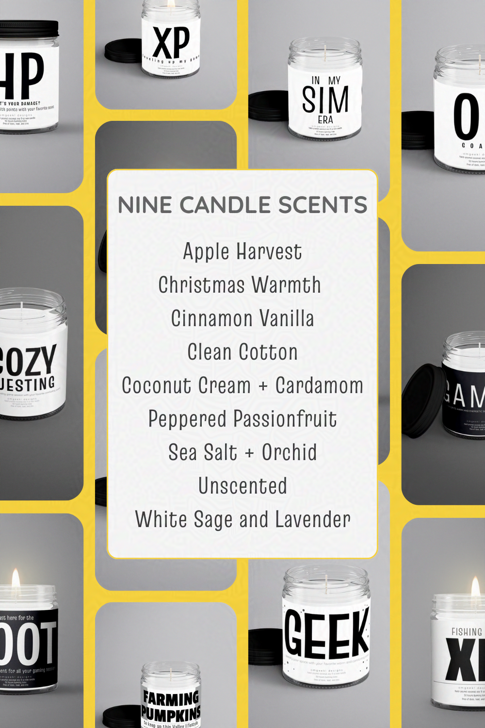 Game Plus Scented Soy Candle for Chill Repeat Gaming Sessions