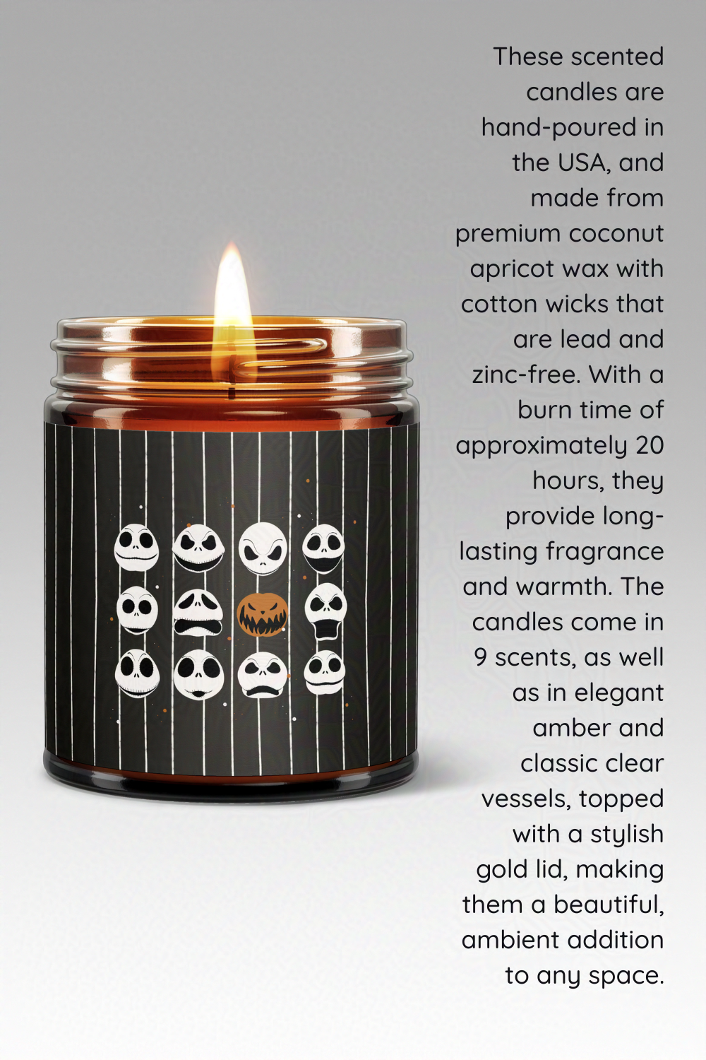 Faces of Jack Scented Candle