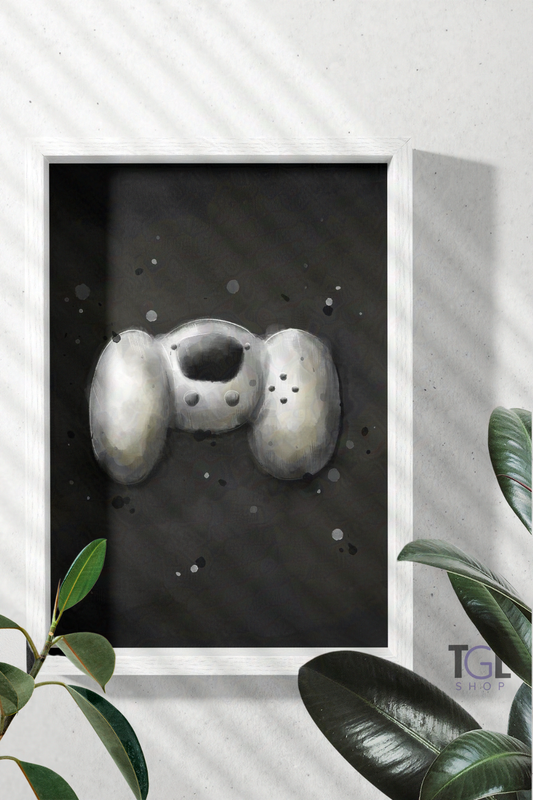 Familiar Form | Framed Painted Wall Art