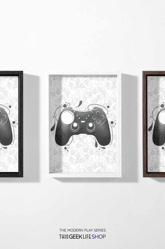 In Control | Framed Modern Gaming Wall Art