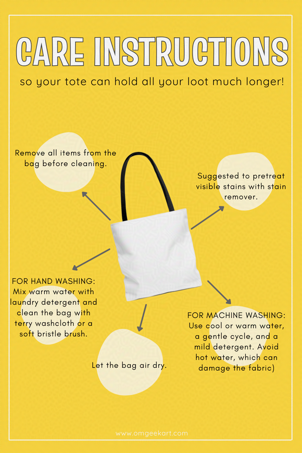 Graveyard Ghosts Tote Bag | Trick or Treat Bag | Boo Bag