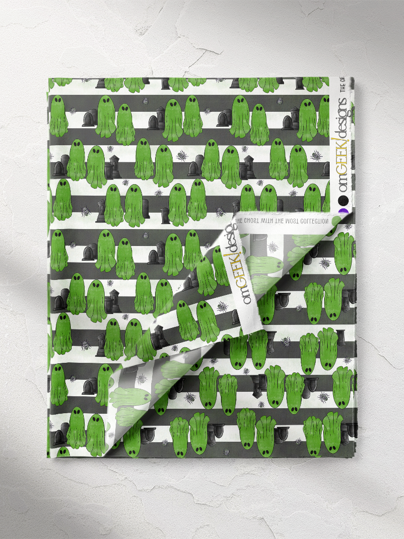 Ghosts with the Most Beetlejuice Graveyard Fabric