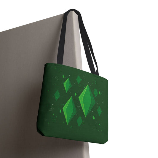 Sims Inspired Diamond Tote Bag for Gamers and Streamers and Simmers for Gaming and Streamers Essentials