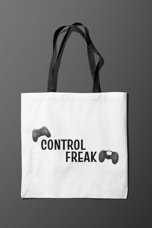 Control Freak Tote Bag for Gamers and Geeks