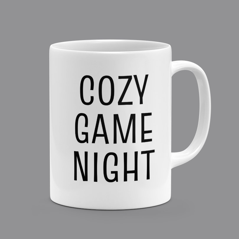 Cozy Game Night Ceramic Mug