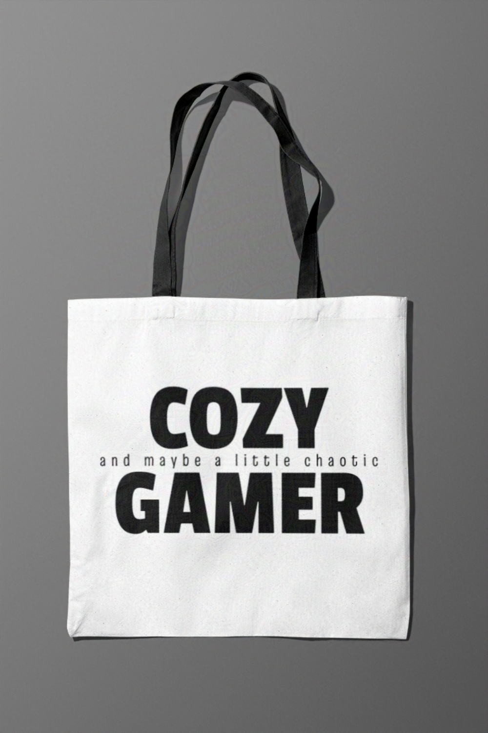 Cozy and Maybe a Little Chaotic Gamer Tote Bag