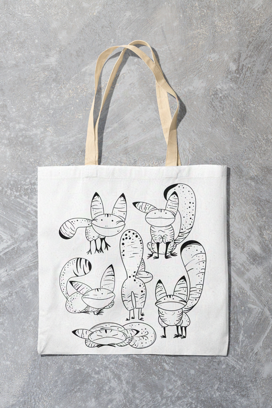 Crazy Loth Cat Lady Tote Bag