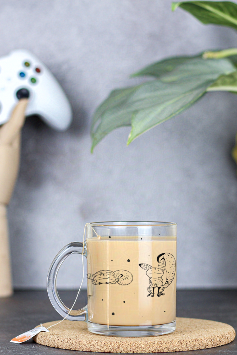 Crazy Loth Cat Lady Clear Glass Mug