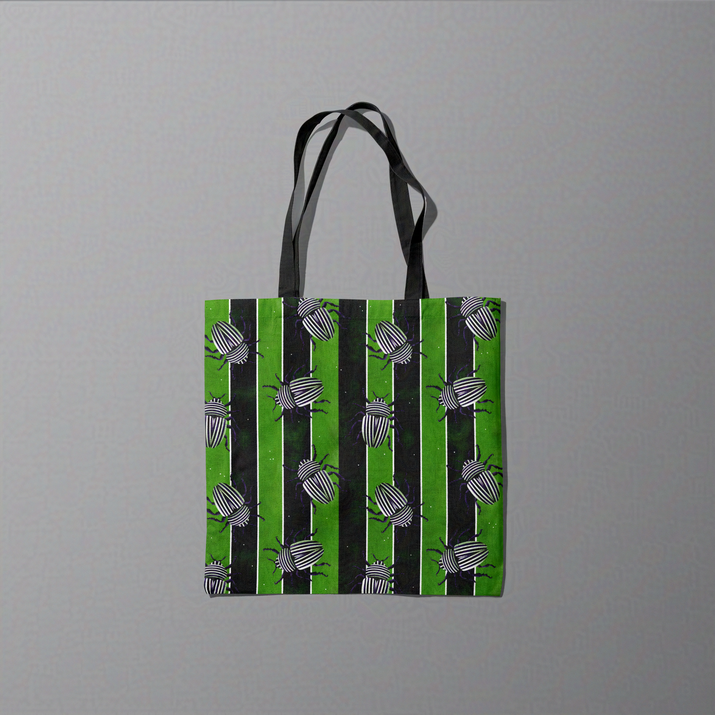 Dancing Beetles Beetle Juice Trick or Treat Carry All Tote Bag