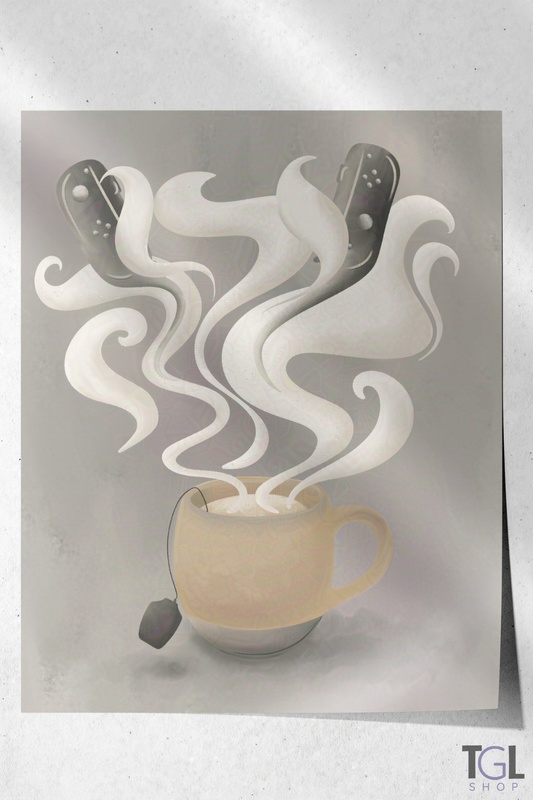 Evening Exhale | Ritual of Play Collection | Cozy Gaming Wall Art