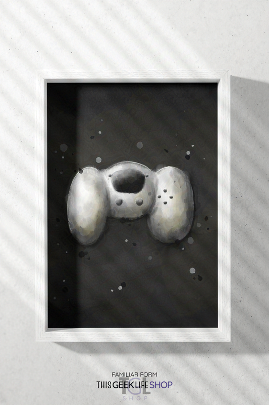 Familiar Form | Framed Painted Wall Art