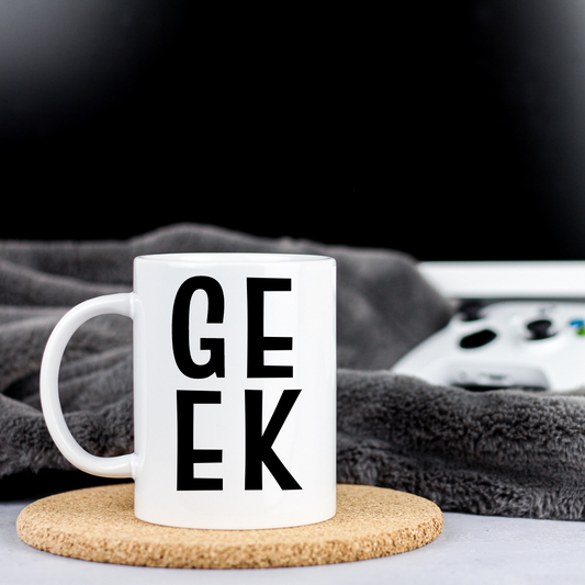 GEEK Ceramic Mug for Gamers Streamers and Geeks