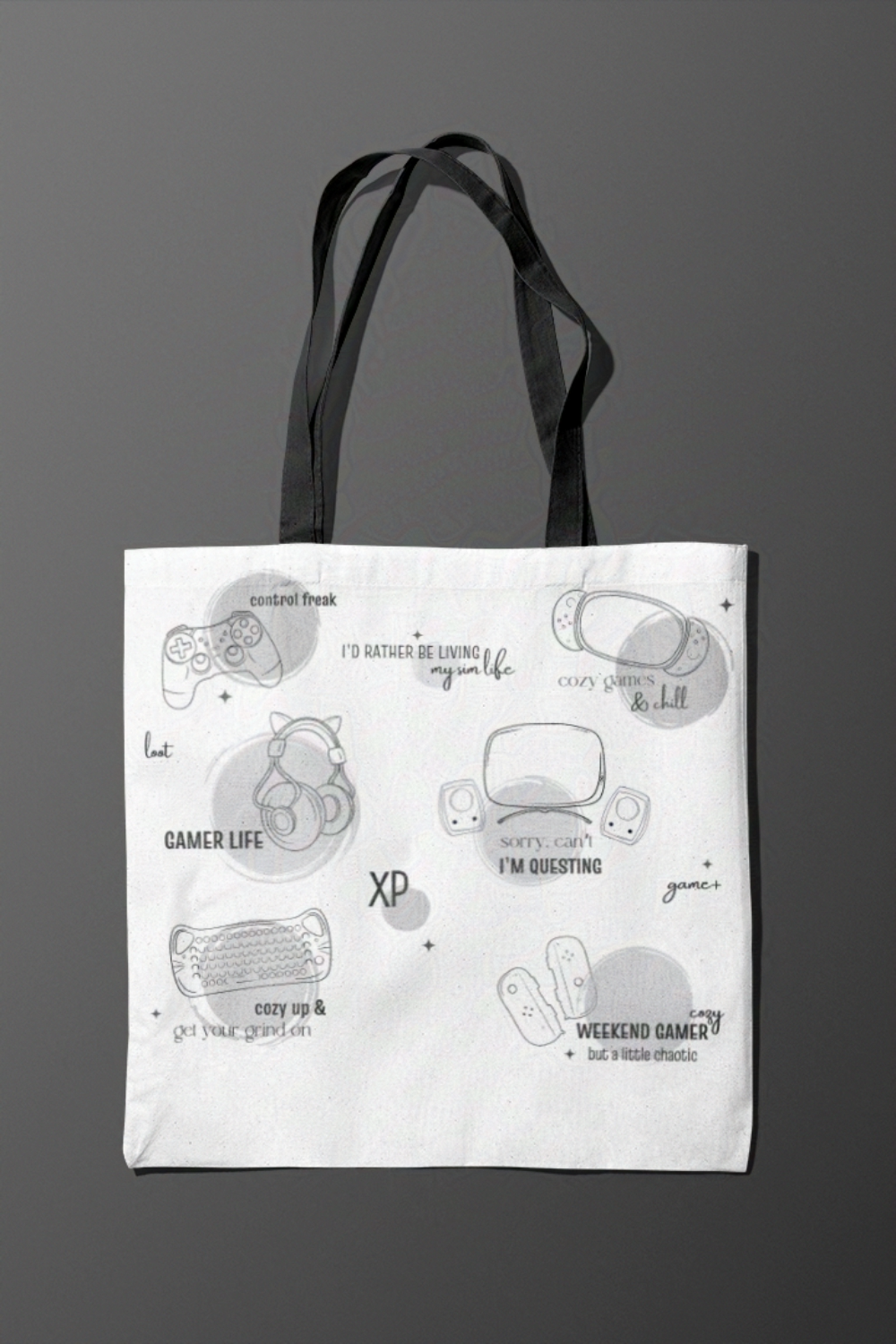 Gamer Geeks Terms and Lingo Tote Bag