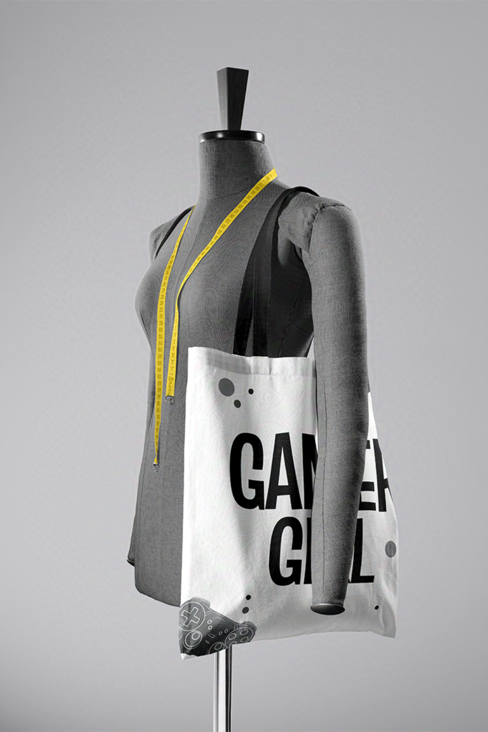 Gamer Girl Tote Bag for Gamers and Streamers for Gaming and Streaming Essentials