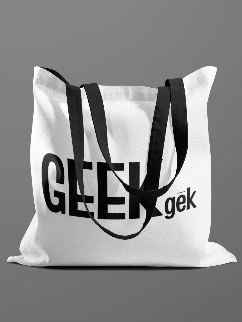 Geek Tote Bag for Gamers Streamers for Gaming and Streaming Essentials