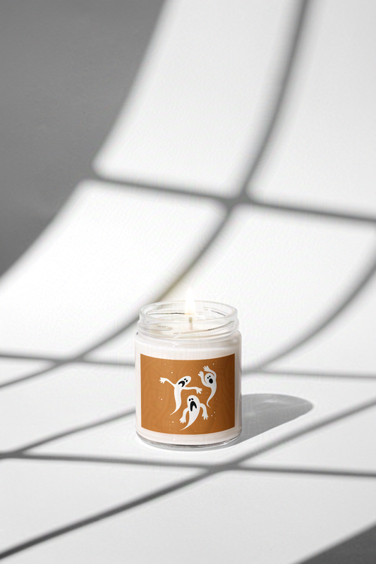Graveyard Ghost Halloween Town Scented Candle