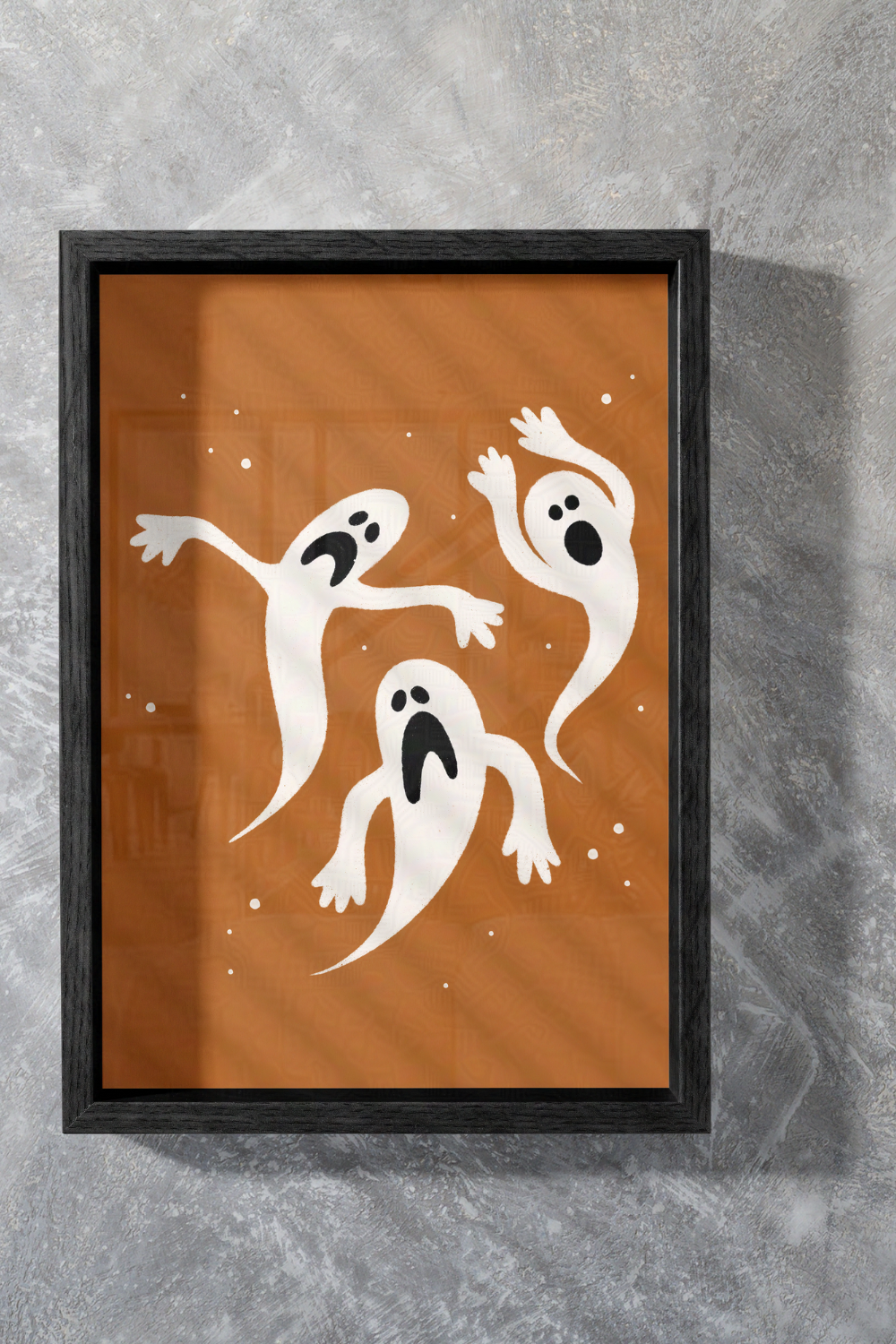 Ghosts of the Graveyard The Nightmare Before Christmas-Inspired Wall Art | Spooky, Subtle, Stylized Wall Print