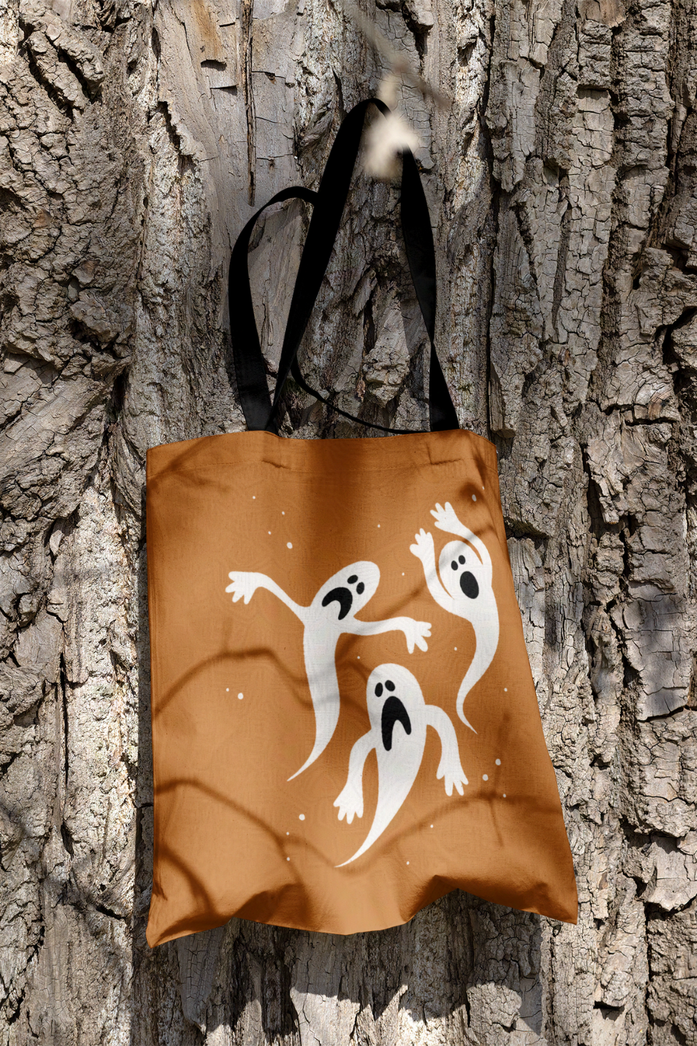 Graveyard Ghosts Tote Bag | Trick or Treat Bag | Boo Bag