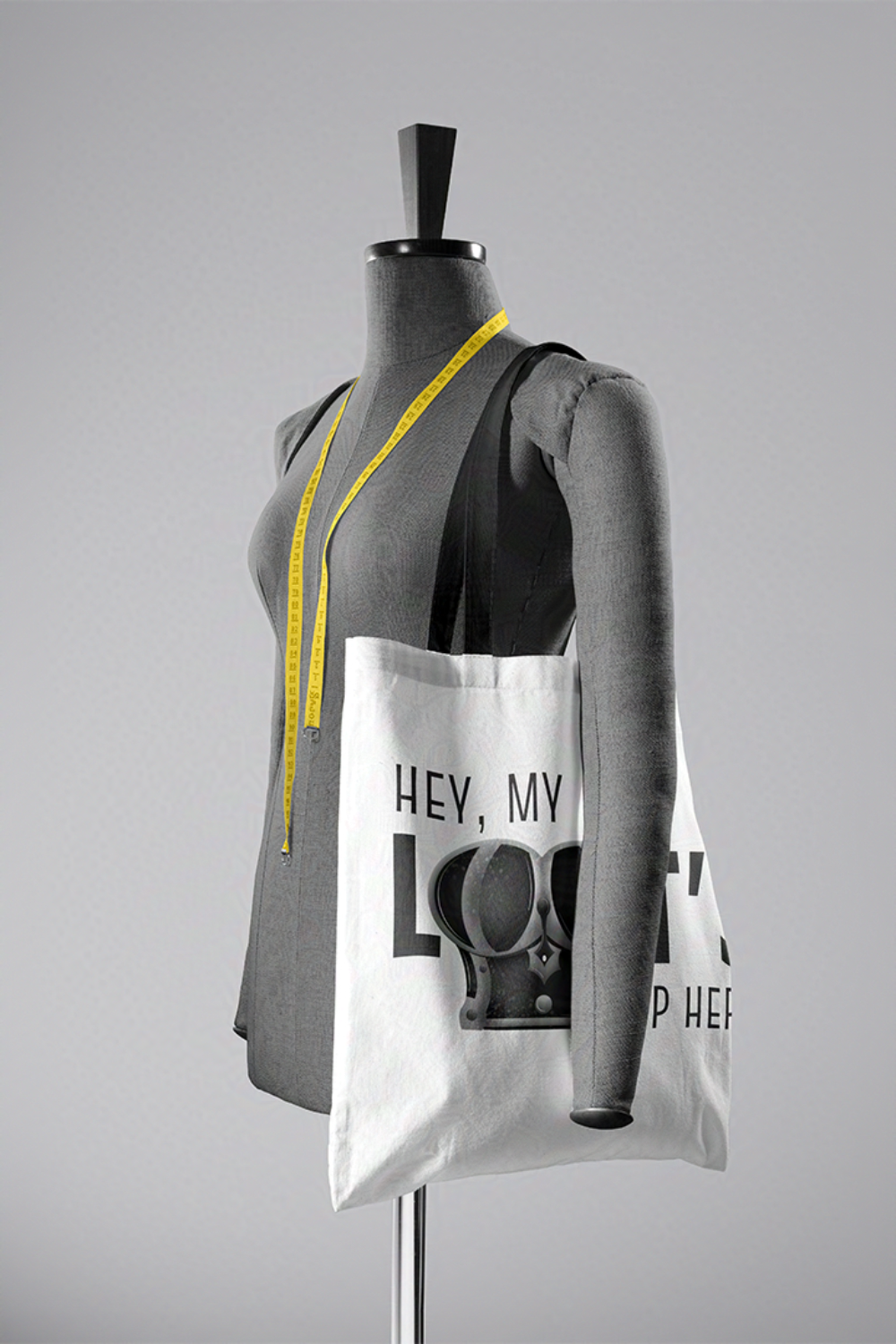 Hey My Loot's Up Here Tote Bag for Gamers