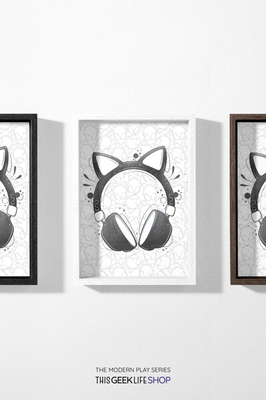 Immersed | Framed Modern Gaming Wall Art
