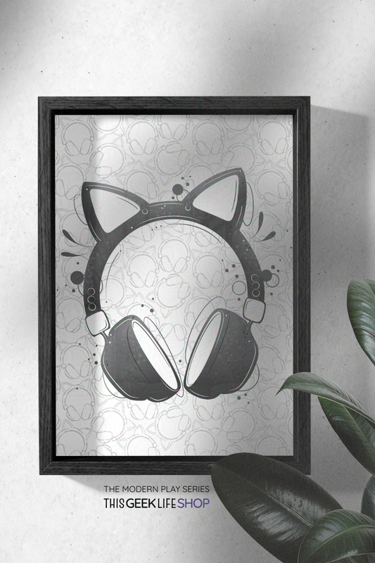 Immersed | Framed Modern Gaming Wall Art