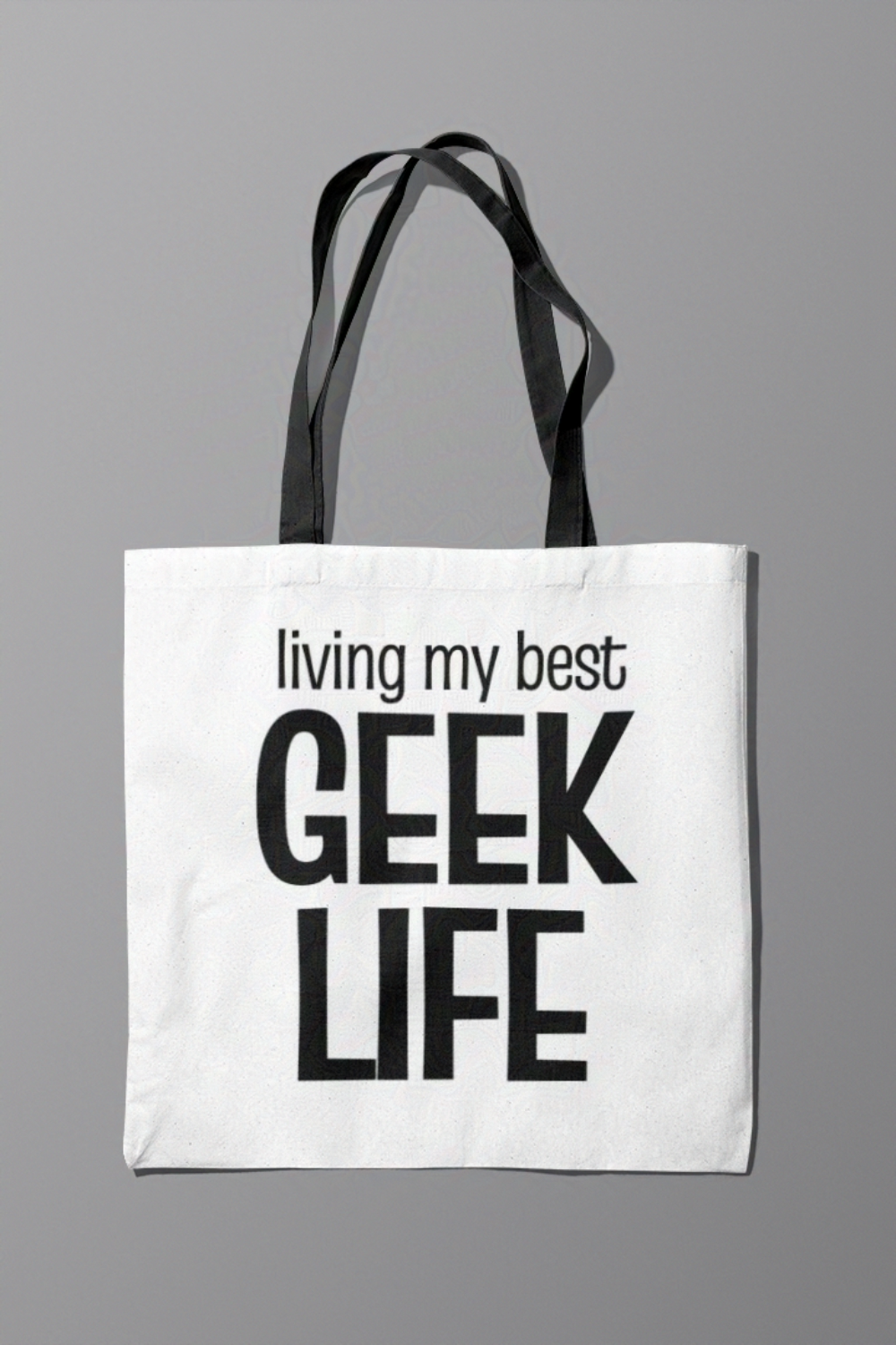 Living My Best Geek Life Tote Bag for Geeks and Gamers