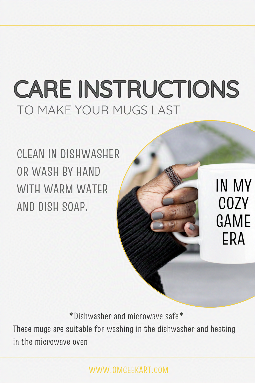 Cozy and a Little Chaotic Gamer Ceramic Coffee & Tea Mug for Game Nights