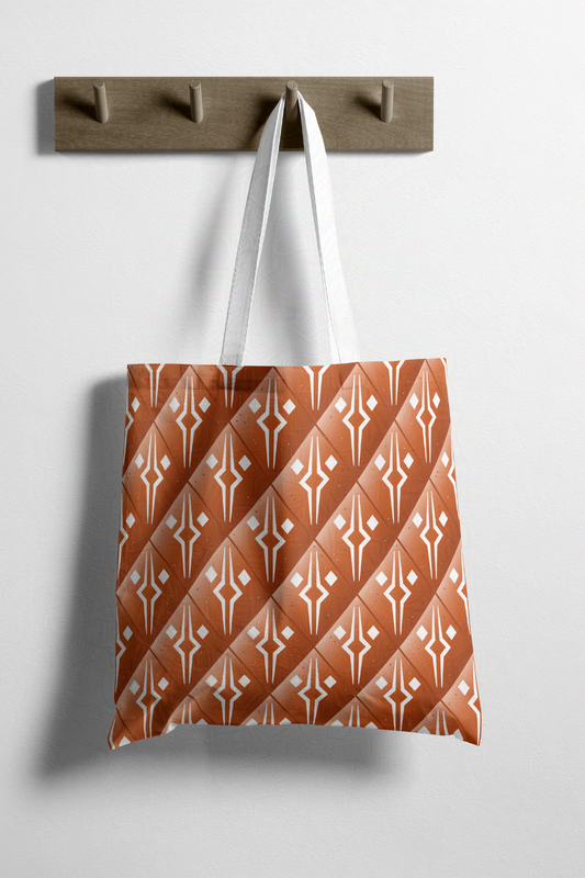 Padawan Diamond Pattern in Fulcrum Orange
