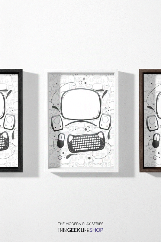 Power Play | Framed Modern Gaming Wall Art