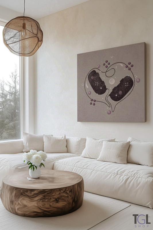 Shared Play - Handheld | Companion Wall Canvas