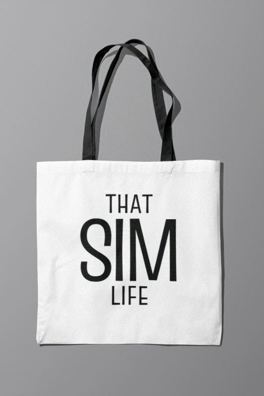 That Sim Life Tote Bag for Gamers, Geeks, and Simmers