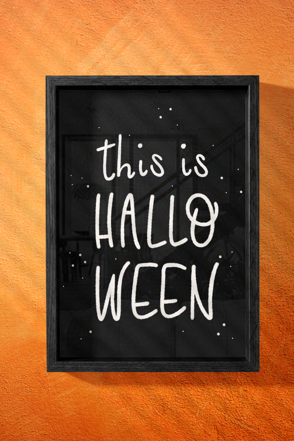 This is Halloween The Nightmare Before Christmas-Inspired Quote Wall Art | Spooky, Subtle, Stylized Wall Print