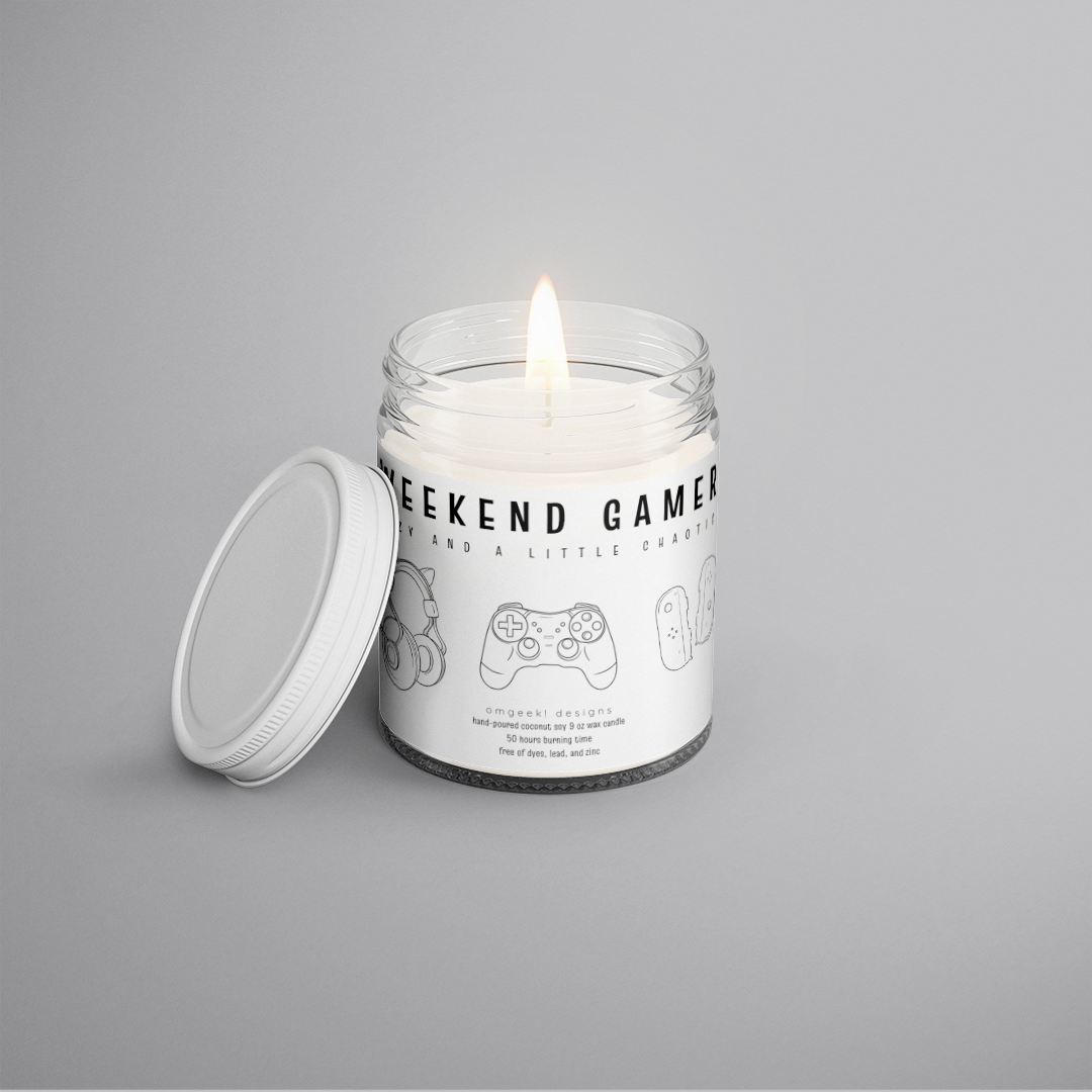 Weekend Gamer Scented Soy Candle