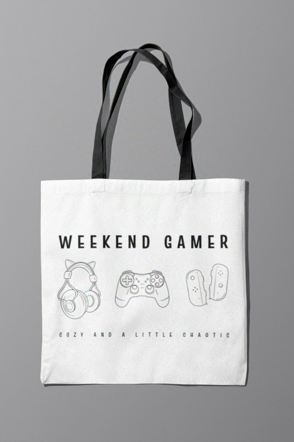 Weekend Gamer Tote Bag for Gamers and Geeks