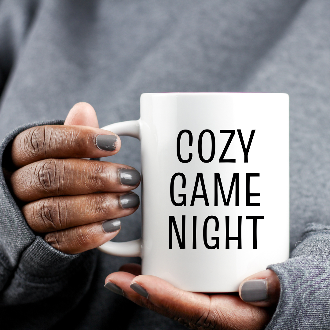 Cozy Game Night Ceramic Mug