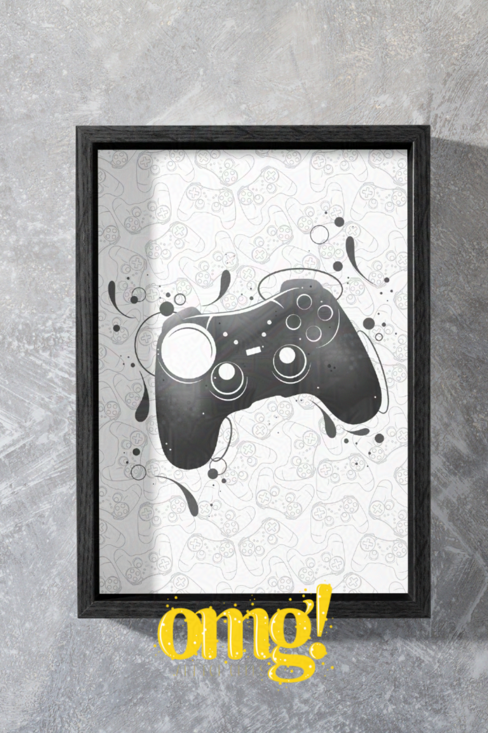 Video Game Controller Wall Art for Gamer Geeks