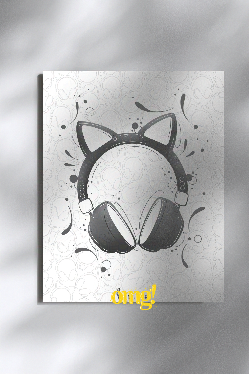 Gaming Headphones Wall Art for Gamer Geeks