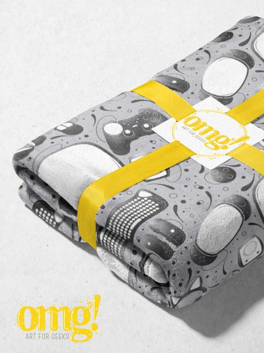 Cozy Gaming Blanket | Plush Blanket for Gamers