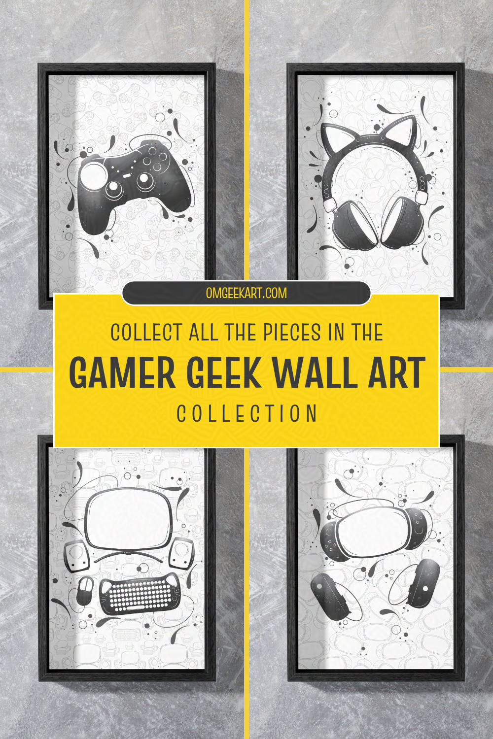Video Game Controller Wall Art for Gamer Geeks