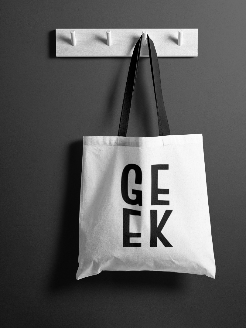 GEEK Tote Bag for Gamers and Streamers and Geeks for Gaming and Streaming Essentials